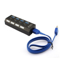 【3C小站】USB3.0 高速 HUB分線器 4孔擴充槽 【3C小站】USB3.0 高速 HUB分線器 4孔擴充槽